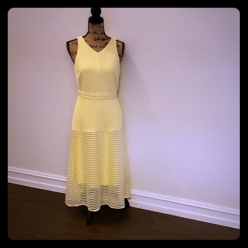 Once Worn Butter Yellow Antonio Melani Dress